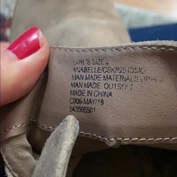 Girls tan booties - Picture 7 of 7